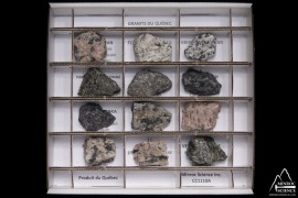 CC1110 Collection de 12 granits du Québec